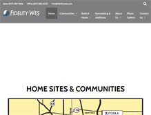 Tablet Screenshot of fidelitywes.com